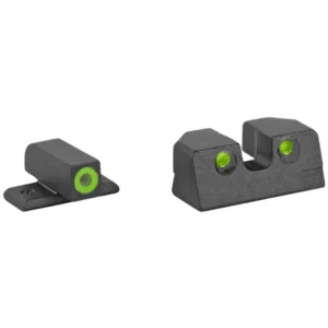 MEPROLIGHT HYPER-BRIGHT PLIS SIGHTS SIG DOVETAIL #8 #8 GREEN FRONT BLACK REAR — view 2