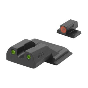 MEPROLIGHT HYPERBRIGHT SIGHTS S&W M&P NON-EZ MOFELS ORANGE FRONT BLACK REAR — view 2