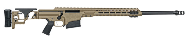 Barrett 18488 MRAD  300 Win Mag 24" 10+1 Flat Dark Earth Cerakote Flat Dark Earth Folding with Adjustable LOP Stock Black Polymer Grip Right Hand — view 1