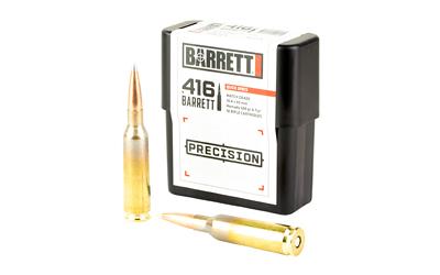 BARRETT FIREARMS AMMO 416BAR 500GR A-TIP 10RD — view 1