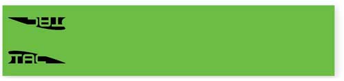 TAC VANES STANDARD ARROW WRAP - 4.675" GREEN 13 PACK — view 1