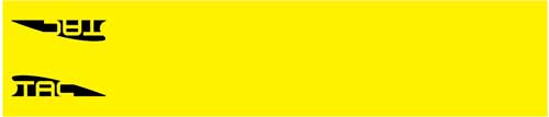 TAC VANES STANDARD ARROW WRAP - 4.675" YELLOW 13 PACK — view 1