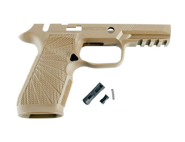 Wilson Combat 320CMT Grip Module Carry Compatible w/ Sig P320 Tan Polymer Frame — view 1