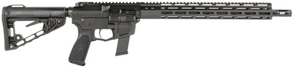 Wilson Combat TRAR9GB91610 AR9G Carbine 9mm Luger 17+1 16" Black Match Grade Threaded Barrel, Black Armor-Tuff Aluminum Receiver, M-LOK Handguard, Black Synthetic Rogers Super-Stoc w/Cam-Lock Stock — view 1