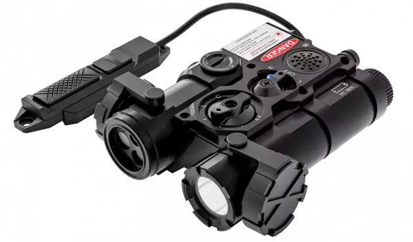 AGM Global Vision WLAD-CLA1-B1 WLAD 1B  Black Green Laser & IR Pointer/Illuminator Coaxial Dual Laser White LED 300 Lumen — view 1
