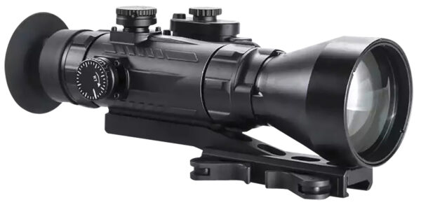 AGM Global Vision 15WP4423483111 Wolverine Pro-4 3AL1 Night Vision Rifle Scope Matte Black 4x70mm Gen 3 Auto-Gated Level 1 Illuminated Red Chevron w/Ballistic Drop Reticle — view 1