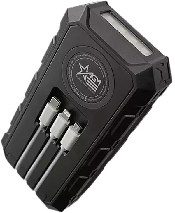 AGM Global Vision 6628XPB31 Solar Power Bank  Black 5V — view 1