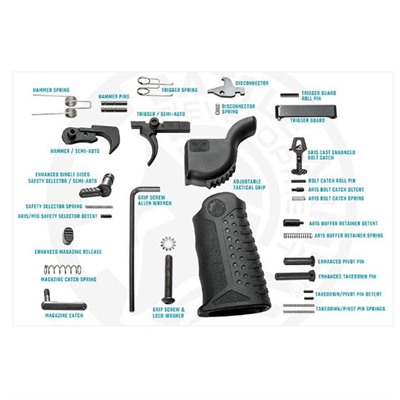 AR-15 INVESTMENT CAST COMPLETE ENHANCED LOWER PARTS KIT — view 1