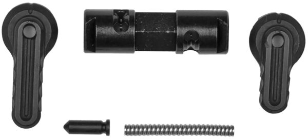 Battle Arms Development BADASSPRO Bad-Ass-Pro Reversible Safety Selector Black Phosphate Steel, Ambidextrous, 90/60 degree for S&W M&P15-22 — view 1