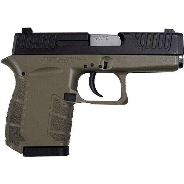 DIAMONDBACK FIREARMS DB9 GEN IV 9MM BLK/FDE 3" 6+1 — view 1