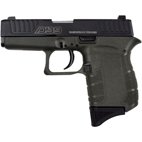 DIAMONDBACK FIREARMS DB9 GEN IV 9MM BLK/ODG 3" 6+1 — view 1