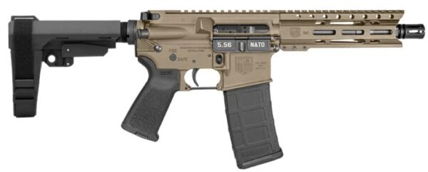 DB15 Pstl 5.56 7" M-LOK SBA3 Brace FDE 30rd — view 1