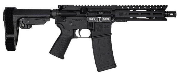 DB15 Pstl 5.56 7" BLK 6"PC M-Lok W/Brace — view 1