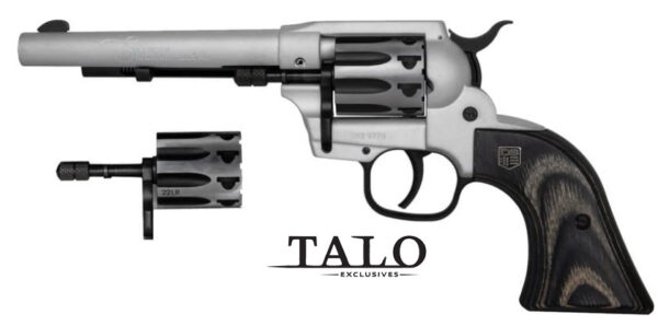 DB SIDEKICK .22 LR/22M 5.5" Slvr/Blk 9rd TALO — view 1