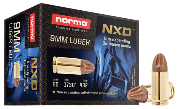 Norma Ammunition 611140020 Self Defense NXD 9mmLuger 65gr 20 Per Box/10 Case — view 1