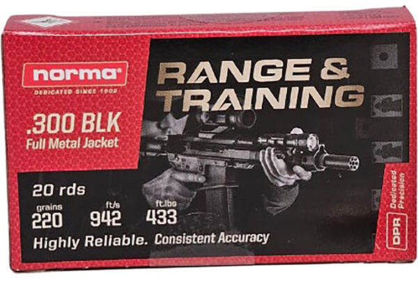 NORMA RANGE & TRAINING 300BLK 220GR TMJ 20/10 — view 1
