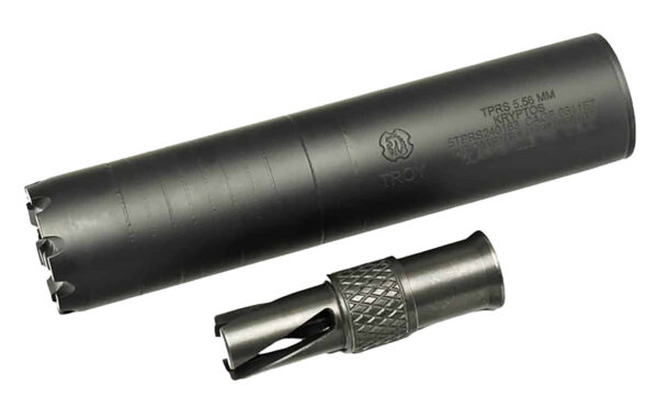 Troy Ind SSIL556KRKTBT Kryptos  5.56 1.65" Black Stainless Steel — view 1