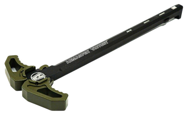 Armaspec ARM162-ODG Victory Charging Handle OD Green Aluminum Ambidextrous Hand — view 1