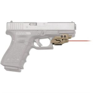 CMR-201 RAILMASTER UNIVERSAL RED LASER FOR FIREARMS TAN
