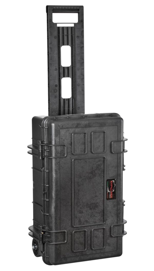 EXPLORER GUN CASE BLACK TROLLEY 6 HANDGUNS 12 MAGS 20.35"X10.91"X8.54" — view 1