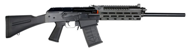 JTS Shotgun M12AKT1 M12AK T1 12 Gauge Semi-Auto 3" 5- 2.75" Shells 18.70" Black Steel Barrel, Black Receiver w/Picatinny Rail, Black Fixed Synthetic Stock, Black Polymer Grip, M-LOK Forend, Sling Hook — view 1