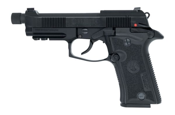 Langdon Tactical Tech 80X32BTJ Beretta Cheetah 80X Micro-Compact 32 ACP 13+1 4.40" Black Threaded Barrel, Black Bruniton Carbon Steel Optic Ready/Serrated Slide, Black Anodized Aluminum Frame w/Picati — view 1