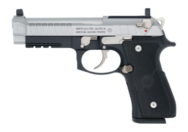 Langdon Tactical Tech 92E2CBRR Beretta 92 Elite  Full Size Frame 9mm Luger 18+1 4.70" Stainless Steel Barrel & Optic Ready/Serrated Slide. Black Cerakote Aluminum Frame w/Picatinny Rail. Textured Grip — view 1