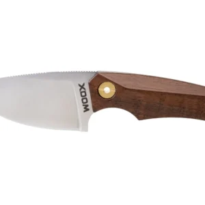 WOOX BAD BOY FIXED BLADE KNIFE - DROP POINT - WALNUT