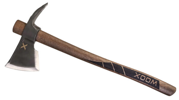 Woox BU.AXE050.01 Solo  8.50" Convex Carbon Steel Blade Brown/Black Appalachian Hickory Handle 19" OAL — view 1