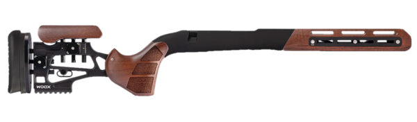 Woox SH.CHS011.17 Furiosa Chassis Walnut Aluminum/Wood Fits Tikka T3/T3X CTR Bolt Action 31" OAL — view 1