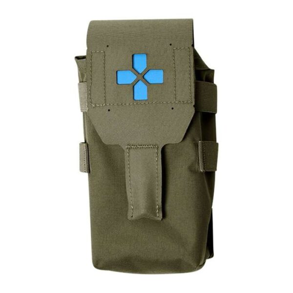BLUE FORCE TRAUMA KIT NOW! SMALL - MOLLE HELIUM WHISPER - ESSENTIALS SUPPLIES - RANGER GREEN — view 1