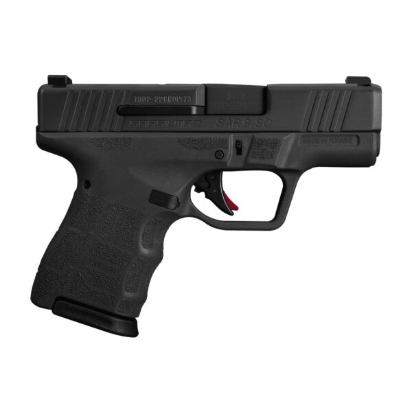 SAR SAR9 GEN 3  COMPACT HGA 9MM 4 IN BBL OPTICS READY NIGHT SIGHTS BLACK 2/15RD MAGS — view 1