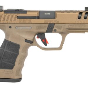 Sarsilmaz SAR9CG3BR10 SAR9 Gen3 Compact 9mm Luger 10+1 4.10" Black Barrel, Bronze Steel Optic Cut/Serrated Slide, Bronze Polymer Frame w/Picatinny Rail, Textured Grip, RMSc Footprint