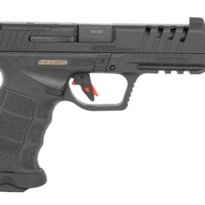 Sarsilmaz SAR9SOCOMBL10 SAR9 SOCOM Full Size 9mm Luger 10+1 5.10" Black Threaded Barrel, Black Steel Optic Cut/Serrated Slide, Black Polymer Frame w/Picatinny Rail, Interchangeable Backstrap Grip, RMS