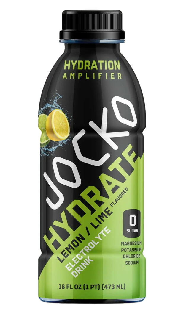 Jocko Fuel 29265 Lemon Lime Hydrate Drink 16oz 12Pack — view 1