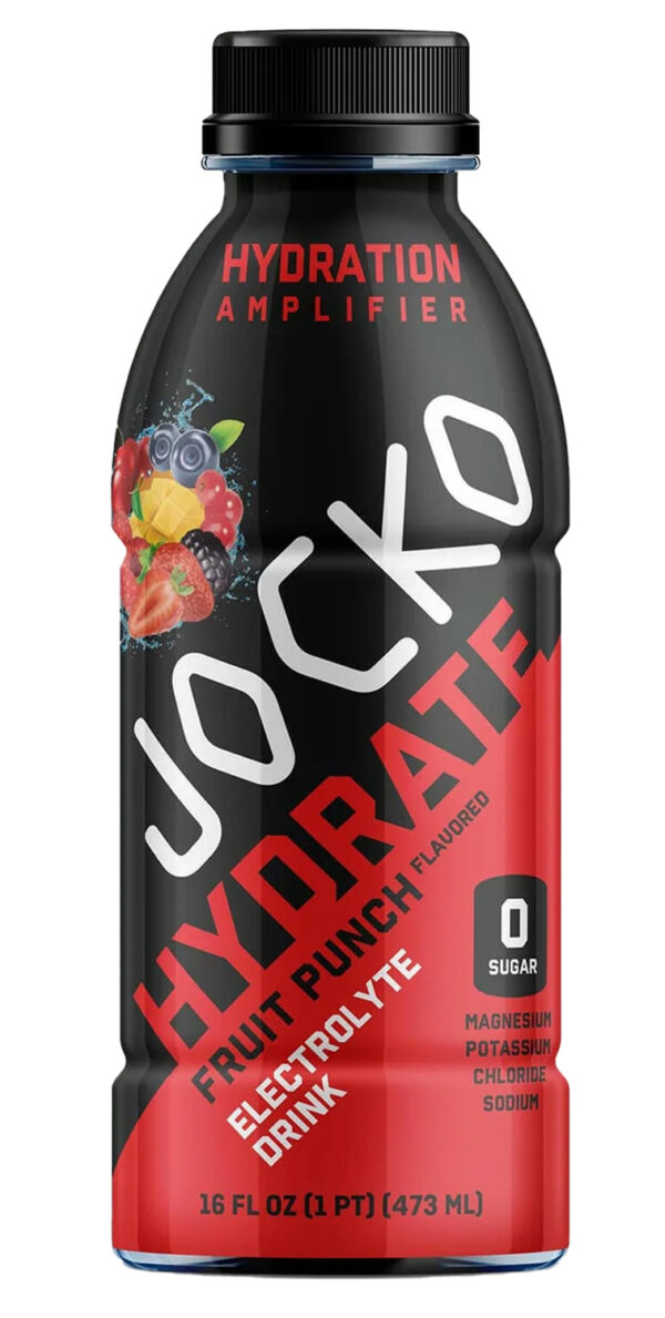 Jocko Fuel 29753 Fruit Punch Hydrate Drink 16oz 12Pack — view 1