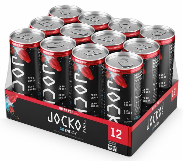 Jocko Fuel 29777 Nitro Pop Energy Drinks 12oz 12Pack — view 1