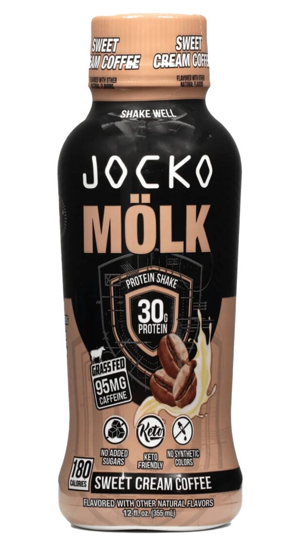 Jocko Fuel 29126 Sweet Cream Coffee Protein Shake 12oz 12Pack — view 1