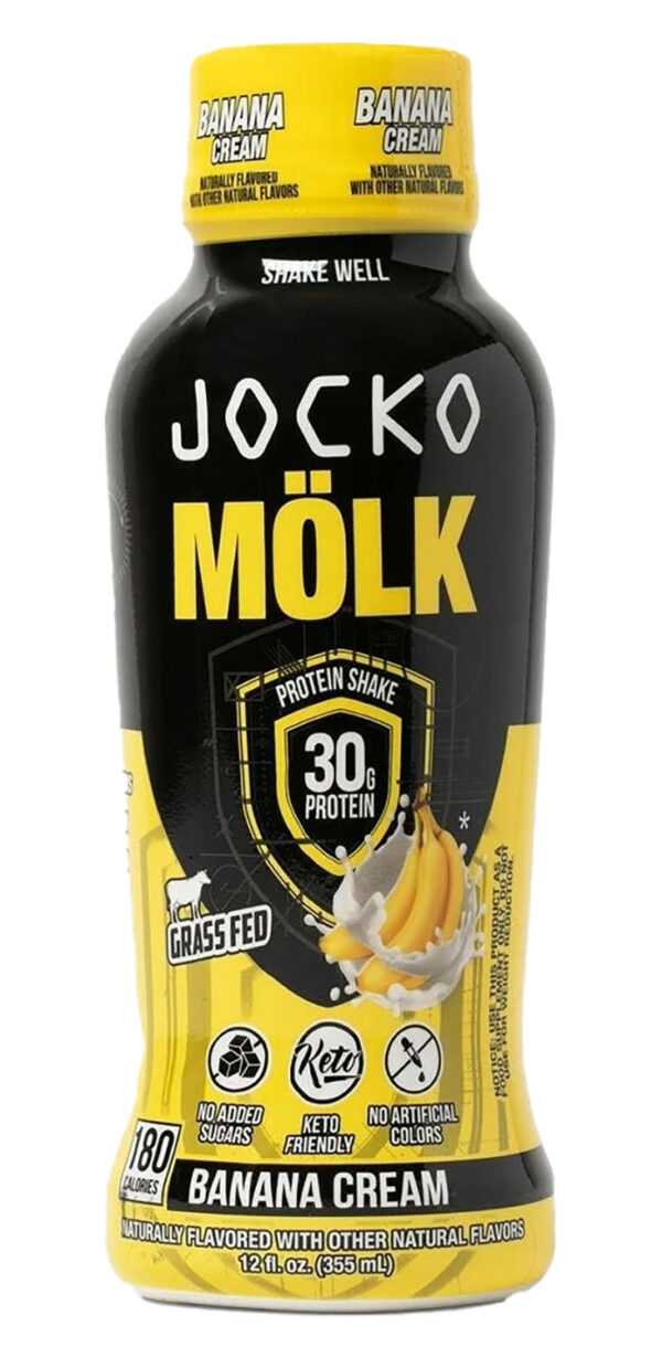 Jocko Fuel 29090 Banana Cream Protein Shake 12oz 12Pack — view 1