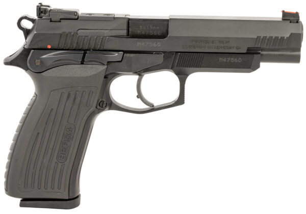 Bersa TPR9XT TPR XT Full Size Frame 9mm Luger 17+1, 4.96" Black Steel Barrel, Matte Black Serrated Steel Slide & Aluminum Frame, Ambidextrous — view 1