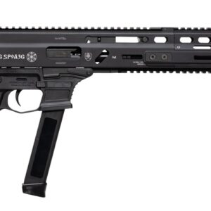 Grand Power 810091156094 Stribog SP9A3G 9mm Luger 16" Black Barrel, Black Receiver, Polymer Stock & Grip