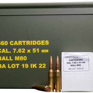 IGMAN 7.62X51 M80 CRATE 2 560RD CANS 1120/1 (72)