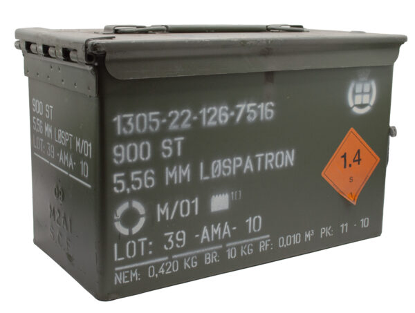 DENEX 5.56X45 M200 BLANK M2A1 CAN 900/1 (80) — view 1
