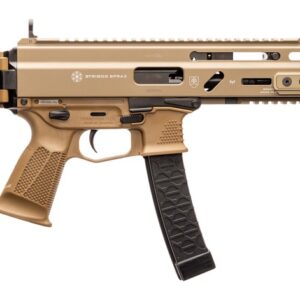 Grand Power 810091157992 SP9A3 Stribog 9mm Luger 30+1 16" Black Threaded Barrel, M-LOK Handguard, Flat Dark Earth Aluminum Picatinny Rail Receiver, Polymer Side Folding Stock, FDE Polymer Grip