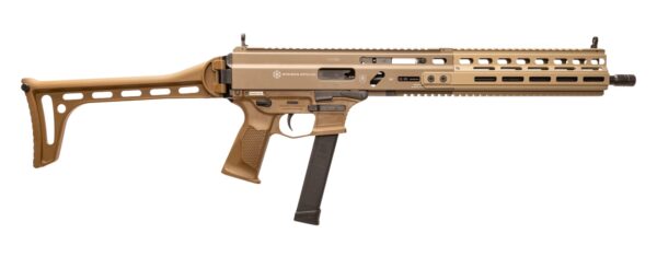 Grand Power 810091158029 Stribog SP9A3G 9mm Luger 16" Black Barrel, Flat Dark Earth Receiver, Polymer Stock & Grip — view 1