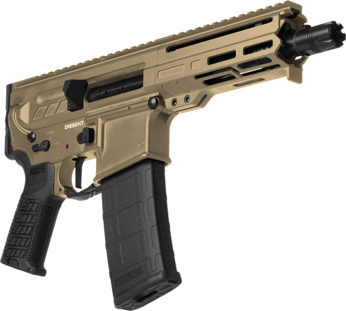 CMMG PISTOL DISSENT MK4 300AAC - 6.5" 30RD COYOTE TAN — view 1
