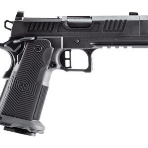Alpha Foxtrot AA39X1QIG-XDBK19 AF1911 Romulus Compact Frame 9mm Luger 20+1 3.50" Black DLC Threaded Compensated Barrel, Black DLC Stainless Steel Optic Ready/Serrated Slide, Black DLC Stainless Steel