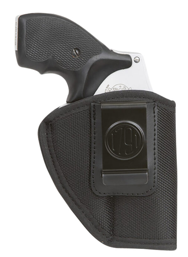 1791 Gunleather PNIWB2BLKR Premium Nylon  IWB Size 02 Black Ballistic Nylon Belt Clip Right Hand — view 1