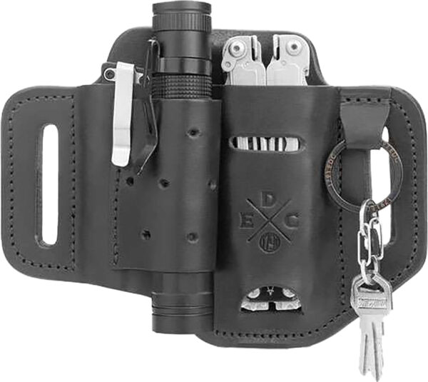 1791 Gunleather STESLFBLKA EDC Standard Easy Slide OWB Black Leather Belt Slide Ambidextrous — view 1