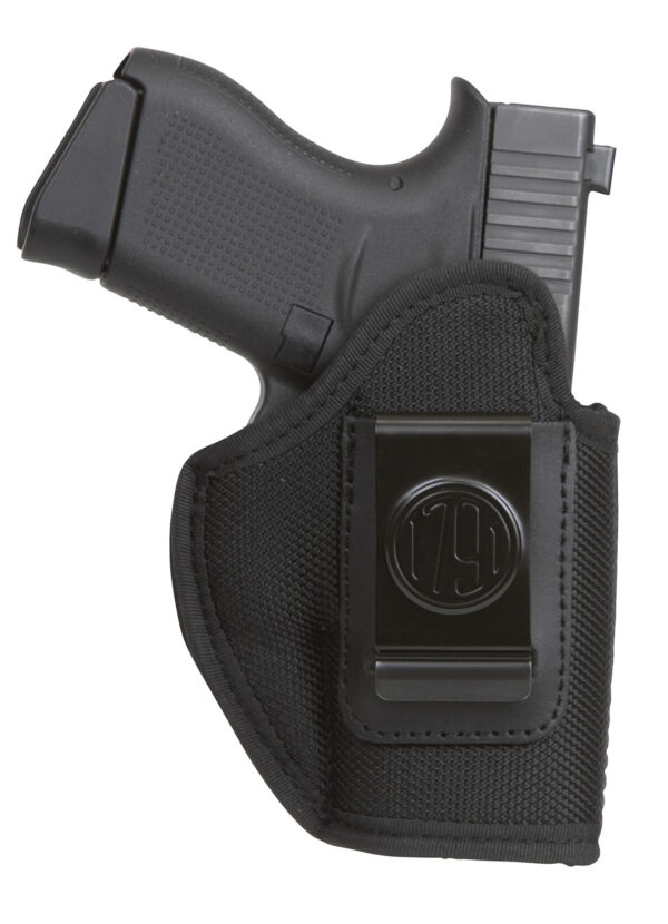 1791 Gunleather PNIWB3BLKL Premium Nylon  IWB Size 03 Black Ballistic Nylon Clip-On Left Hand — view 1